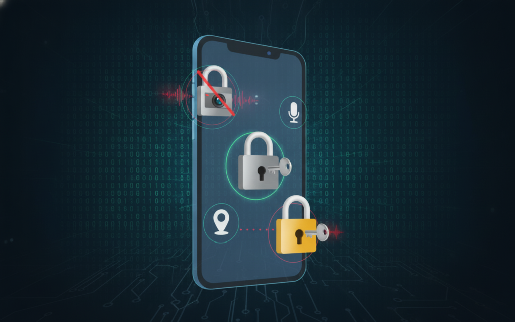 Permissões do celular: bloqueie câmera, microfone e GPS