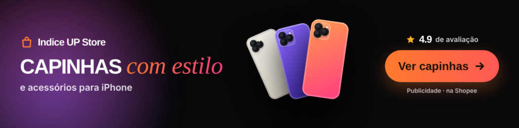 Índice Up Store — capinhas e acessórios para iPhone