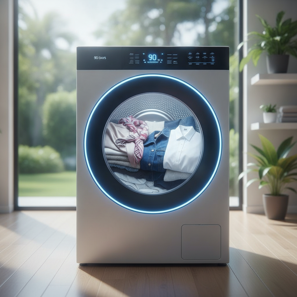 Lava e seca com dosagem automática: até 90 dias sem sabão